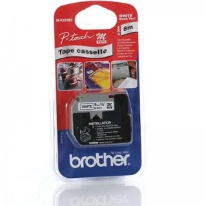 Brother MK221BZ Laminated Tape Black on White