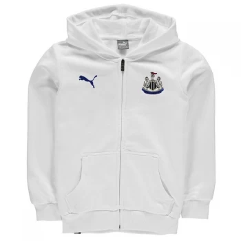 Puma Newcastle United Zip Hoody Junior Boys - White