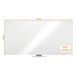 Nobo 1903912 Classic Nano Clean Whiteboard 2400 x 1200mm