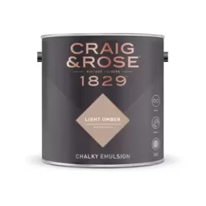 Craig & Rose Chalky Emulsion Light Umber - 5L