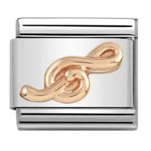 Nomination CLASSIC Rose Gold Treble Clef Charm 430106/13