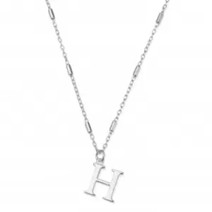 Iconic Initial H Silver Necklace SNCC4040H