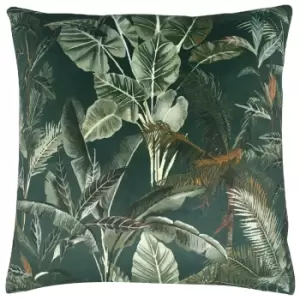 Kibale Leaves Cushion MultiColoured