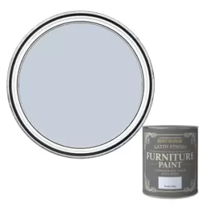 Rust-Oleum Powder Blue Satinwood Furniture Paint, 125Ml