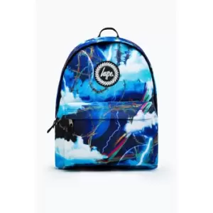 Hype Lightning Backpack (One Size) (Blue/White)