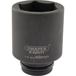 Draper Expert 3/4" Drive Deep Hexagon Impact Socket Metric 3/4" 48mm