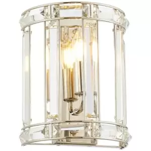 Luminosa Vestal Wall Lamp, E14, Polished Nickel