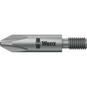 Wera 851/12 Extra Tough M5 Threaded Drive Phillips Screwdriver Bits PH2 35mm Pack of 1