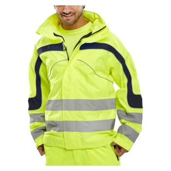 ETON Hi Vis Beathable JACKET SY 6XL - Saturn Yellow - Beeswift