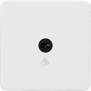 MLA Knightsbridge 230V 1G 1-Way Touchless Switch Matt White - SFTS1MW