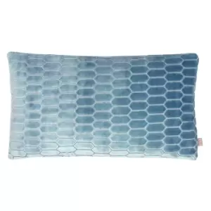 Rialta Geometric Rectangular Cushion Sky