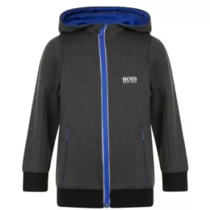 BOSS Blue Tip Zip Hoodie - Blue