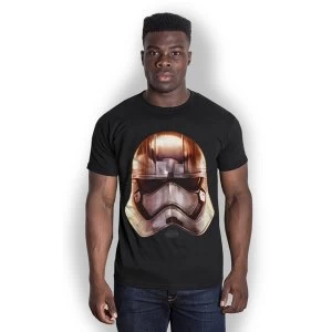 Star Wars - Episode VII Phasma Big Head Unisex XX-Large T-Shirt - Black