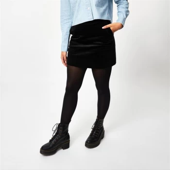 Jack Wills Haisley Corduroy Mini Skirt - Black