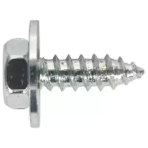 Sealey ASW812 Acme Screw with Captive Washer #8 x 1/2" Zinc Pack of 50