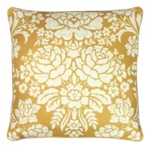 Paoletti Melrose Floral Cushion Cover (One Size) (Honey)