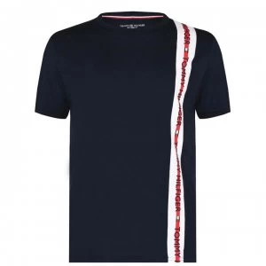 Tommy Bodywear Stripe Short Sleeve T Shirt - Desert Sky