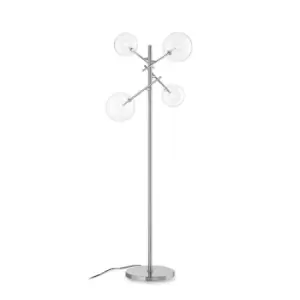 EQUINOXE 4 Light Multi Arm Floor Lamp Chrome