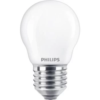 Philips Lighting 76347300 LED (monochrome) EEC F (A - G) E-27 Teardrop shape 4.3 W = 40 W Warm white (Ø x L) 4.5cm x 8cm