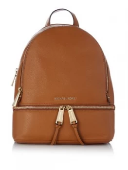 Michael Kors Rhea Zip Back Pack Light Brown