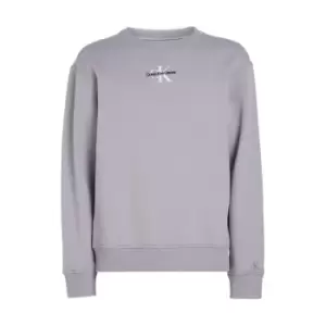 Calvin Klein Jeans Monologo Crew Neck - Purple