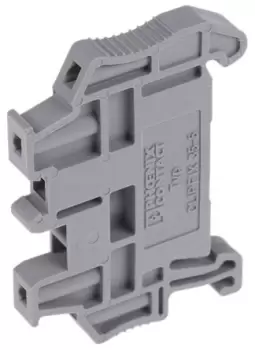 Phoenix Contact, CLIPFIX 35-5 V0 End Clamp for DIN Rail NS 35/15, DIN Rail NS 35/7.5, FBS5, FBS6, KLM2, KLM3, KML3L,