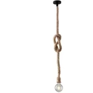 25-fan Europe - Suspension design Rope Beige ampoules 150cm