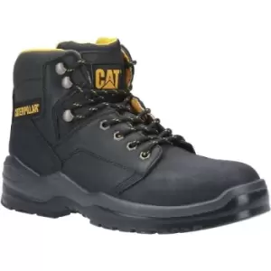 Caterpillar Mens, Mens Striver Leather Safety Boots (11 UK) (Black/Yellow) - Black/Yellow