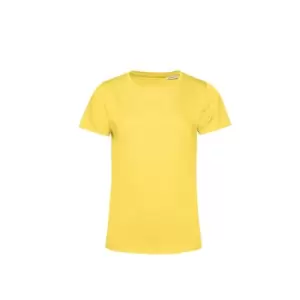 B&C Womens/Ladies E150 Organic Short-Sleeved T-Shirt (L) (Yellow)