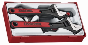 Teng Tools TTADJ04 4 Piece Adjustable Wrench Set