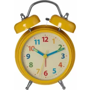 Yellow Metal Alarm Clock - Premier Housewares