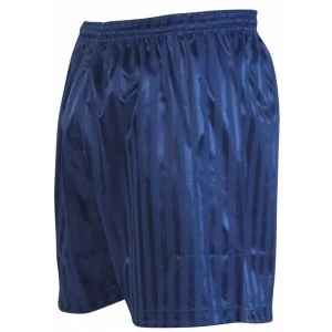 Precision Striped Continental Football Shorts 30-32" Navy Blue