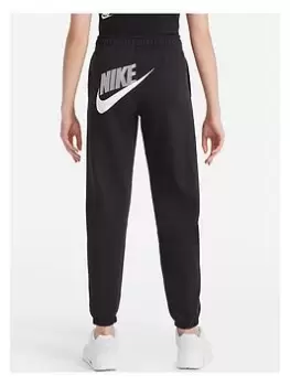 Nike Older Girls Nsw Ft Flc Os Pant Dnc, Black, Size S=8-10 Years