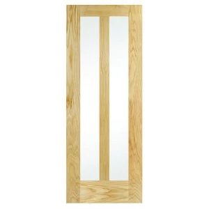 Wickes Hitchin Internal Glazed 2 Panel Oak Veneer Door - 1981 x 686mm