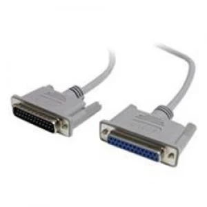 StarTech.com 6ft Straight Through DB25 Serial/Parallel Cable - M/F