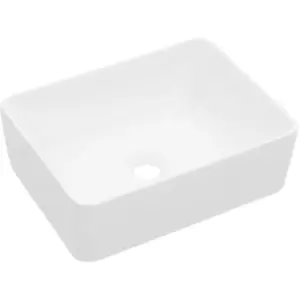 Vidaxl - Wash Basin 40x30x13cm Ceramic White White