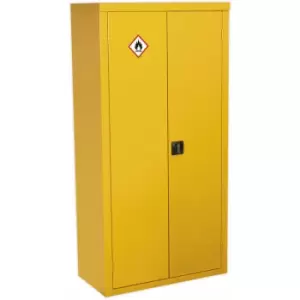 Hazardous Substance Cabinet - 900 x 460 x 1800mm - Two Door - 2-Point Key Lock