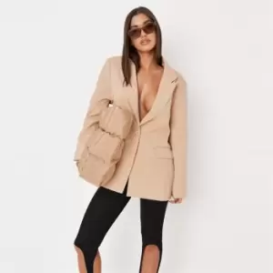 Missguided Tailored Oversized Blazer Co Ord - Neutral