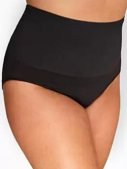 Yours Slimming Effect Brief - Black, Size 18-20, Women