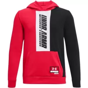 Under Armour Boys Baseline Hoodie - Red