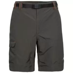 Trespass Mens Rathkenny Belted Shorts (XXS) (Olive)