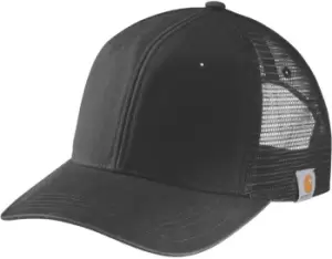 Carhartt Canvas Mesh Back Cap, black, black, Size One Size