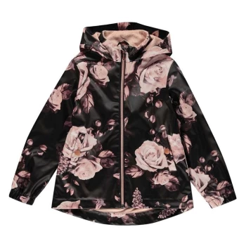 Firetrap PU Rain Mac Infant Girls - Midnight Floral