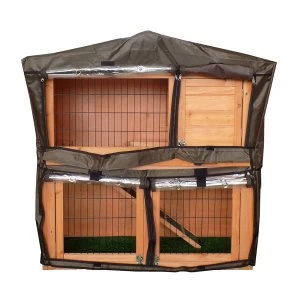 Charles Bentley Two Storey Pet Hutch Cover