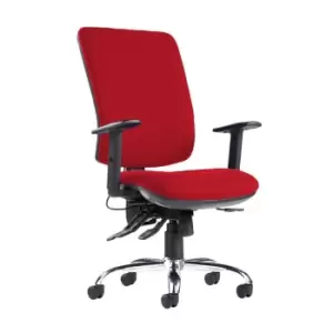 Dams MTO Senza Ergo 24HR Ergonomic Asynchro Task Chair - Solano Yellow