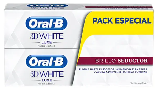 Oral B 3D White Luxe Brillo Seductor Pasta Dentifrica Toothpaste 75ml