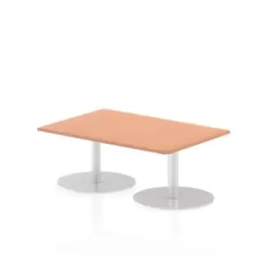 Italia Poseur Table Rectangle 1200/800 Top 475 High Beech