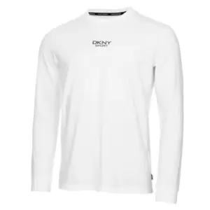 DKNY Golf Liberty Long Sleeve T-Shirt Mens - White