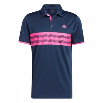 adidas Core Polo Shirt LC Mens - Navy/Pink