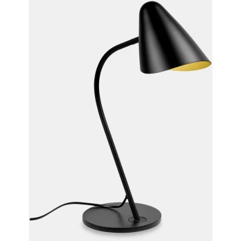 Leds-C4 Organic - Table lamp Organic Black Golden 1x E27